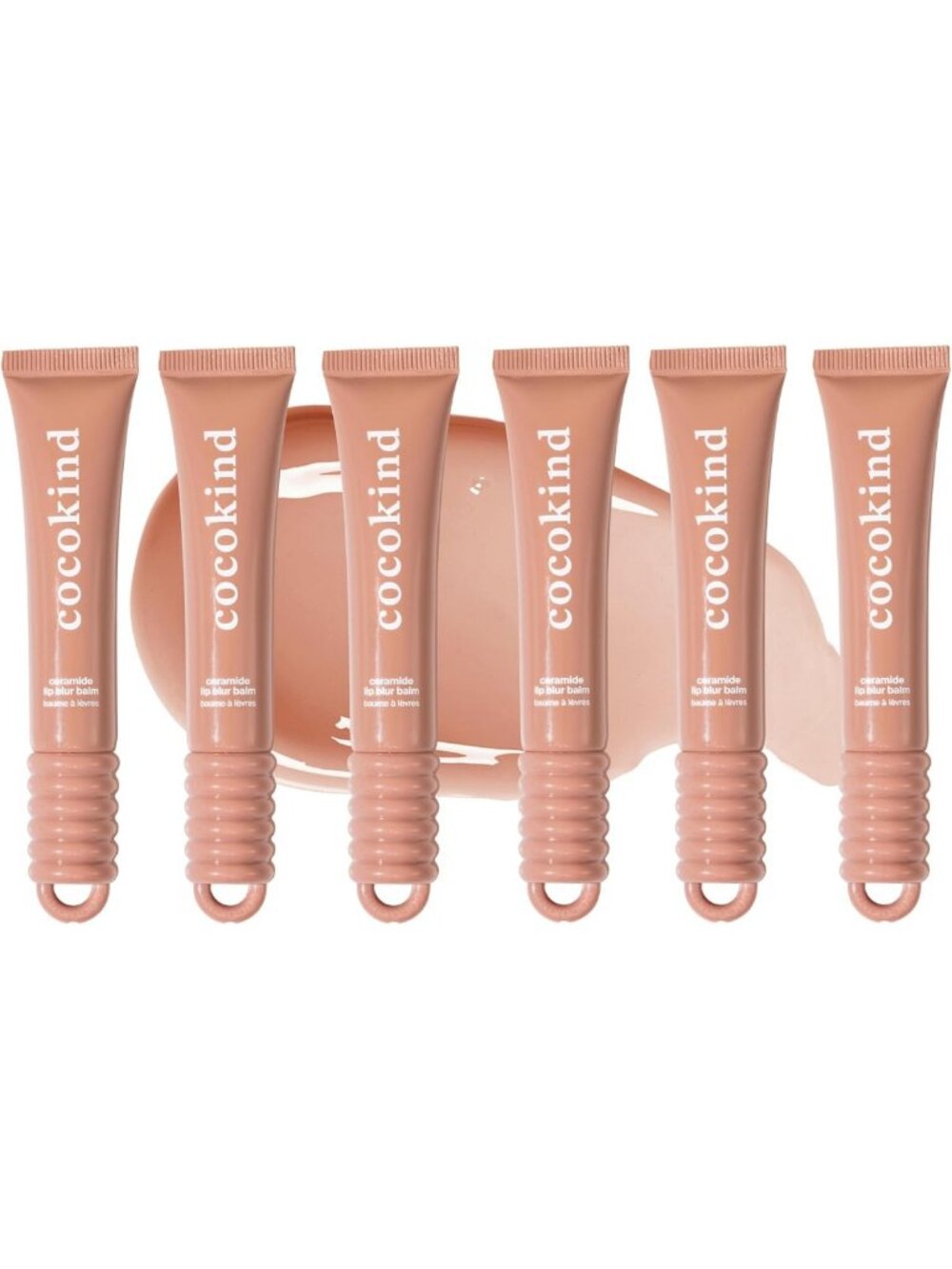 Moisturizing Lip Blur Balm 6 Pack - Soft Brown, Hydrating & Nourishing Formula